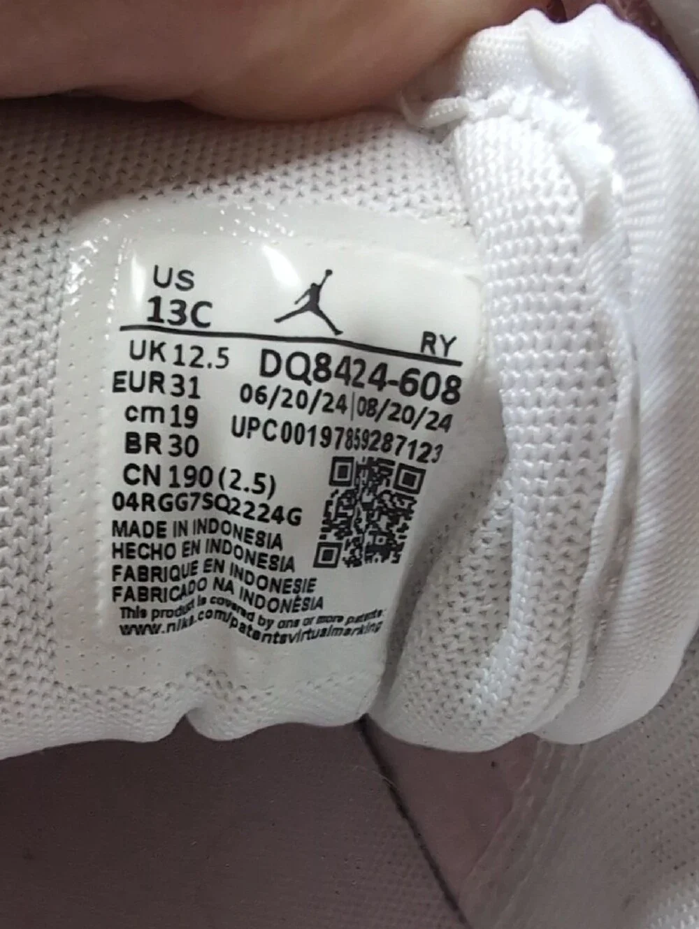 Nike Air Jordan 1 Mid White, Light Pink & Red Accent Sneakers
